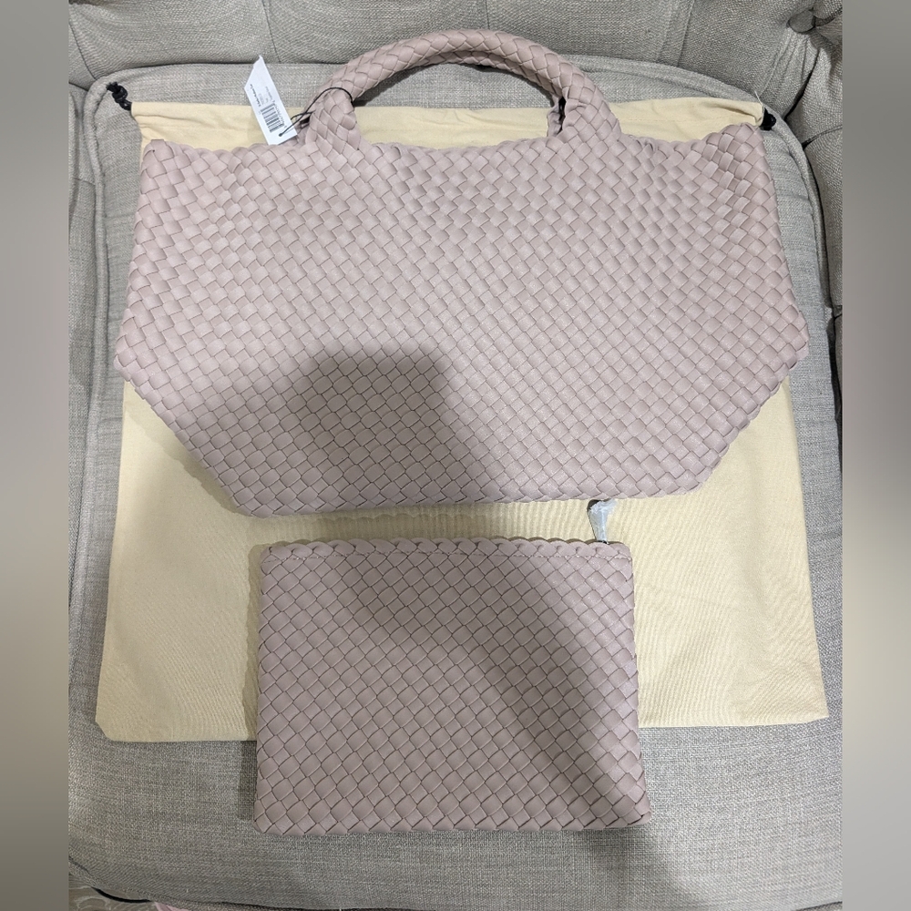 Naghedi St. Barths Medium Tote in Petal Pink